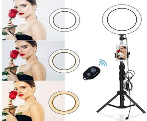 LED Ring Light USB Desktop Selfie Ring Light with Tripod Makeup Pographic Lamp for Phone Camera Live Studio8556444