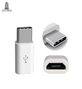 300pcslot USB31 Typ C -kabel Mikro USB Kvinna till skrivning av manlig adapter USBC -laddare för Xiaomi 5 5S MI5 MI4C Huawei P9 PL8153138