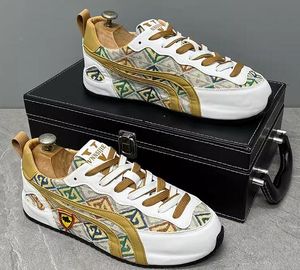 Sapatos esportivos masculinos de estilo real bordado malha ow top designers vestido sapatos de festa ventilação de tênis casuais de verão lazer de verão que dirige mocas de caminhada