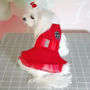 犬のアパレル猫小さなペット服冬ドレスチワワヨークシャーポメラニアンプードルビチョンシュナウザーコスチュームペット服ドレス