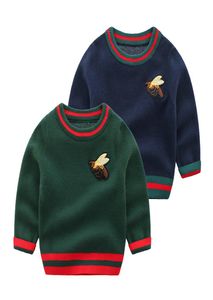 MarchJune New Fall Winter Boys Sweater Solid Color Children Knitwear Boys Cotton Pullover Sweater Kids Fashion Outerwear Baby Swe2455776