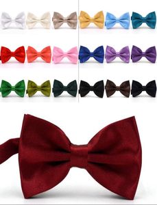 Solid Colors Bow Ties For Weddings Fashion Man and Women slipsar Mens Bow Ties Leisure Neckwear Bowties Vuxen Wedding Bow Tie Hy69478687