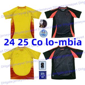 24 25 Kolombiyalılar Futbol Formaları 2024 2025 Falcao James Home Away Futbol Gömlek Cuadrado Milli Takımı Erkekler Kit Camiseta De Futbol Maillot de Ayak Oyuncu Versiyonu