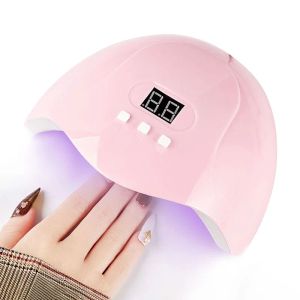 Dryers HALAIMAN 54w Uv Light For Gel Nails Drying Lamp Professional Material Nail Dryer Led Lamp For Nails Accessories Manicure Tools