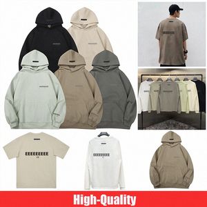 designer hoodie essentialsweatshirts mens hoodies designer kvinna hooded essentialshoodie hoodie dragkedja svart tryckt brev zip up dream ofg sweatsh f45w#