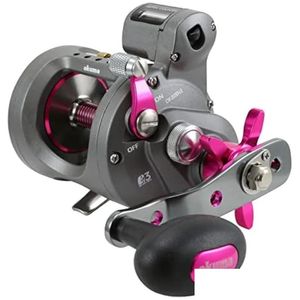 Fischereizubehör Rollen Okuma Coldwater Leichtes Graphit Round Trolling Reel Ladies Edition Drop Lieferung Sport im Freien Dhulc