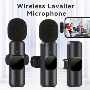 Microfoni professionali wireless lavalier microfono perfetto per interviste podcastsvlogs video per iPhone iPad-for Androidios e 3,5 mm 240408