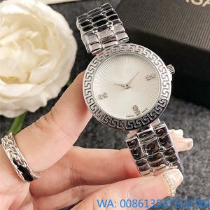 Vers 2024 Brand Fashion Fashion Brand Luxury Quartz Watch for Women Wrist Quartz Watchs Designer Lady Girl Style in acciaio inossidabile Banda in acciaio inossidabile