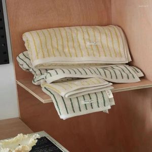Haushaltsbad aus der Handtuchpinstreifen-Serie Haushalt Baumwolle Einfacher Luftquadrat