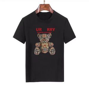 Designer Men's T-shirt 2024 New Summer Classic Pattern Letter Print Women's Half Sleeve Loose Casual T-shirt 100% Cotton Black and White High Quality Asian Size M-3XL