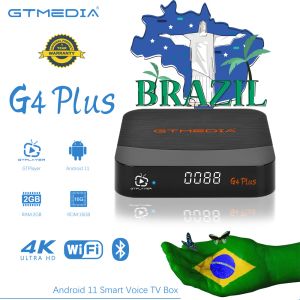 Box Gtmedia G4 Plus/G2 Plus 4K H.265/VP9 Android 11 TV Box Amlogic S905W2 2GB+16 ГБ встроенный WiFi 2,4G/5,8G+BT4.1 GTPlayer TV Box Box