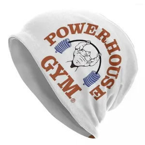 Beralar Powerhouse Street Street Slech Beanies Caps Bonnet Örgü Şapka Erkek Kadınlar Yetişkin Fitness Vücut İnşa Beanie Şapkalar Açık Kayak Kapağı