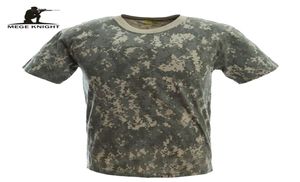 Mege Military Camouflage通気性戦闘Tshirt Men Summer Cotton Tshirt Army Camo Camp Tシャツ2204112469390