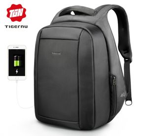 Tigernu Hidden Antitheft Zipper da 156 pollici di uomini per laptop Scuola Backpacks Water Repellente Travel 20L Multi USB Charger Male Backpack1133210