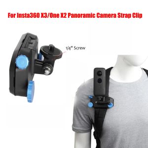 Insta360 X3/One X2 Panoramik Kamera Kayış Kip Kemer Yi 4K/Mijia Sports Camera Stand Aksesuarları Backpack Tutucu Klipsi