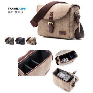 Accessories Retro Photo Case Camera Bag Cover for Canon Nikon Sony Olympus Leica Fujifilm Panasonic Samsung Mirrorless Camera Dslr Lens