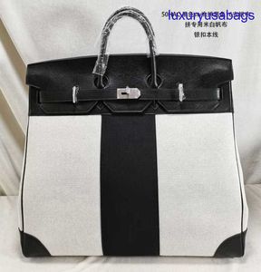 سعة كبيرة من الجلد الأصلي ، حقائب الكتف ، حقائب الكتف ، مصمم حقائب اليد الفرنسية باريس الفاخرة العلامة التجارية HAC 50cm Fashion Fashion Fashion Yi-6DF0