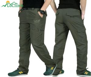 Loclimb açık hızlı kuru yürüyüş pantolon erkek yaz dağ tırmanışı balıkçılık pantolonlar ordu trekking spor su geçirmez pantolon am005 c14745062