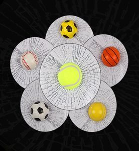 3D Ball Sticker 3D Beyzbol Futbol Tenis Çıkartmaları Araba Penceresi Çatlak Çıkarmaları 187187 Cm Kişiselleştirilmiş Araba Dekorasyon 9697783