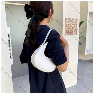 2024 Women Luxury Underarm Bag Half Moon Adjustable Strap Hobo Bag Fashion Design Solid Color Pu Leather Shoulder Bags (8910) Az