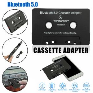 SPELARE USB Cassette Adapter Bluetooth Car Justerable Player Praktisk svar Telefonmusikmottagare Trådlös MP3 Audio Convert