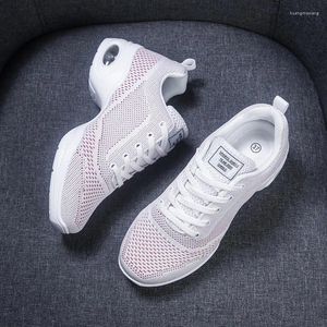 Dansskor mode kvinnor som dansar sport jazzövning sneakers andas mesh flickor modern balsal prestanda