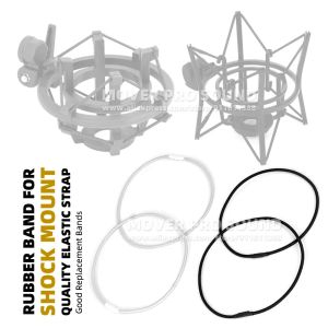 Tillbehör för Rode NT 1000 2000 NT1000 NT2000 K2 K SM2 SM 2 NTK Mikrofon Remsladslinje Elastic Mic Shock Mount Rubber Bands String String