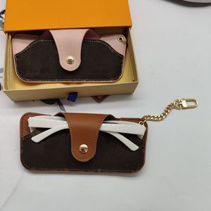 Fashion Eyewear Accessories Designer Sunglasses Case Leather Convenient Sun Glasses Boxes Holders Bags Pendants Eyeglasses Storage Box