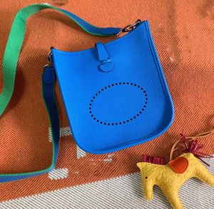 BASSA DESIGNER 17 cm Mini marca Crossbody Borse Women Borse di lusso in pelle EverColor EverColor EverColor Blue Blue Dark Navy Molti altri colori Consegna veloce