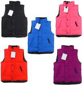 Winter Kids Jackets Casacos Coloque Vestes meninos meninos Letra clássica colete do que