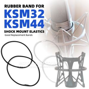 SHUER KSM44A KSM32 KSM 44 32 KSM44 A32SM A44ASMマイクホルダーストラップコードラインエラスティックマイクショックマウントラバーバンド弦のアクセサリ