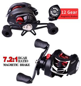 Ny Baitcasting Sea Fishing Reel 721 High Speed ​​Magnetic Brake Ultralight Saltwater Carp Fishing Bait Casting Spinning Reel8769514