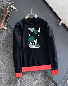 Mens Hoodies Sweatshirts Tasarımcılar Hoodie Sweaters Klasik Rozet Kollu Uzun Alt Gömlek Erkek ve Kadın Çiftler Gevşek Sweaters Basit Pamuk Çok Yönlü Üst Jumper