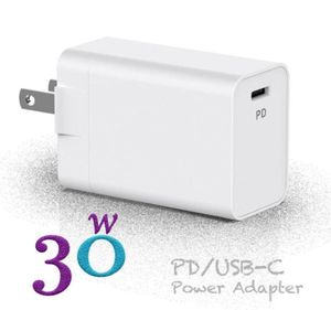 USB C Power Adapter PDQC30 30W TYPEC Wall Chargers for USBC LaptopsMacBookxiaomiSamsung Charger51078512377740