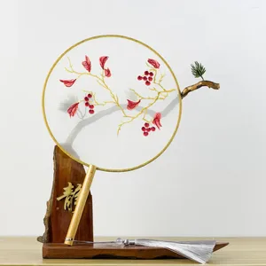 Decorative Figurines Chinese-style Chinese Wedding Group Fan Embroidered Connected Branches Holding Flowers Bride Dragon And Phoenix Coat