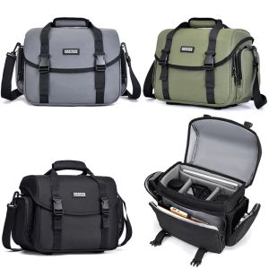 Bolsas de câmera Bolsas de ombro de fotografia de moda para Nikon Canon Sony Lens Bolsas para Pacote de Casos de Fotógrafo de Viagem ao Ar Livre