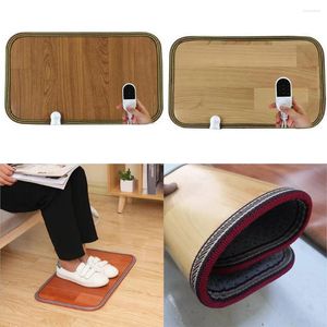 Teppiche Anti-Wood Grain Electric Heizbodenmatte Matte Heizung Heizungen Pads Büro Haus schnell