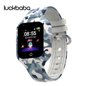 Smart 4G GPS Tracker Locate Child Students Girls Remote Camera Voice Monitor Wristwatch SOS Video Call SIM Card Phone Watch with Games