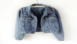 2020 Autumn Pearl Beading Crop Jackets Jackets Mulheres Jeans Casual Casa Bomber Manga Longa Jeans Denim Plus Size Outwear ED6899409