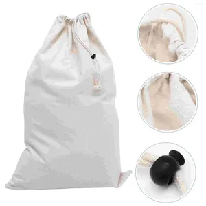 Bolsas de lavanderia Bolsa grande Viagem de roupas sujas de armazenamento de armazenamento Campo de tração de tração de trajes de vestuário pesado cesta de serviço portátil lavável