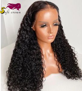 New Eur Us hot black orange synthetic lace wig African lady half hand implanted long hairpiece top quality wavy hair curly Long wigs