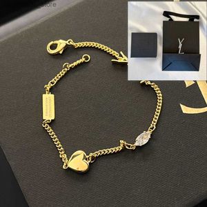 Charm Armband Famous Designer Womens Armband Luxury Style Gold Plated Chain Armband Box Packaging Boutique High End Style Gift Armband Ny BI Y240416FIHK