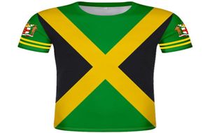 Jamaica T Shirt DIY Custom Made Number Jam Tshirt Nation Flagge JM Jamaican Country College Print PO Logo 0 Kleidung4522793