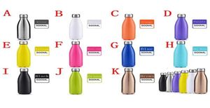 17oz500ml Coke Water Bottle Double Wall Vacuum Insulated Tumblers Creative Thermos Sport Cola Shaped Kettle WWQ8021119