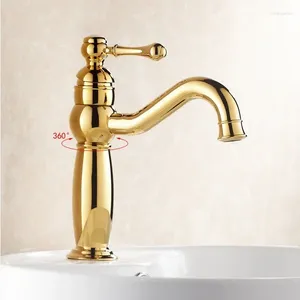 Bathroom Sink Faucets Lovely Elephant Long Nose Faucet Waterfall Basin Mixer Golden Polish Drop G1068