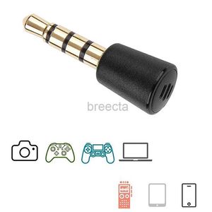 Microphones High-quality Microphone 3.5mm Audio Metal Plug Portable Recording Gamepad Live Broadcast Microphone for PS4 Laptop Mobile Phone 240408