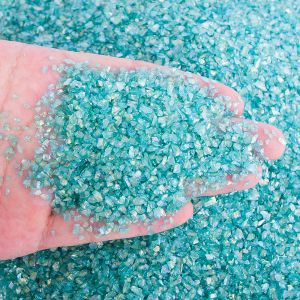 Dekorationer 450g/påse grossist transparent glitter oregelbunden glas glas multicolor grus för DIY 3D nagelkonstdekoration/hartsformfyllmedel