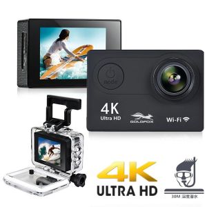 Камеры New H9R Wi -Fi Camera с пультом дистанционного управления Go Waterpronation Pro Sports DV Camera HD 4K 25FPS 2,0 