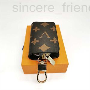 Keychains & Lanyards designer Luxury key chain keychain wallet woman keychains Leather Lover Perfect Gift Letters Antique Gold Plated wallets With Box 8AF7