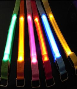 LED luminous arm with outdoor sports lighting wrist strap with a single flash arm can be customized logo Bracelet NO20206992997